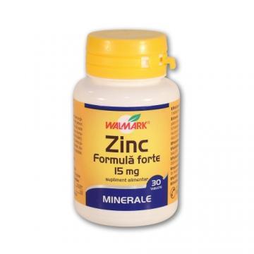 Zinc Formula Forte 15mg *30tbl - Pret | Preturi Zinc Formula Forte 15mg *30tbl