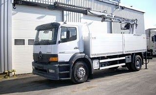 Camioane cu macara second hand de vanzare camion Mercedes-Benz Atego 1828 din 2001 30.900 Euro - Pret | Preturi Camioane cu macara second hand de vanzare camion Mercedes-Benz Atego 1828 din 2001 30.900 Euro