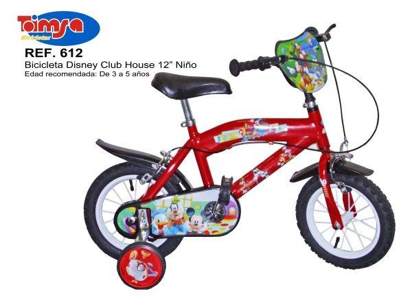 Bicicleta 12 Mickey Mouse Club House, baieti - Pret | Preturi Bicicleta 12 Mickey Mouse Club House, baieti