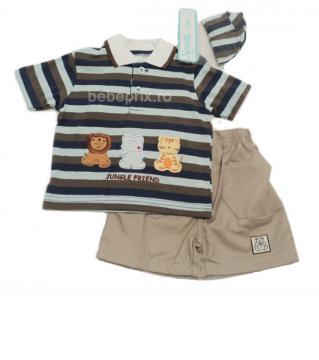 Costumas 3 piese Striped Jungle - Pret | Preturi Costumas 3 piese Striped Jungle