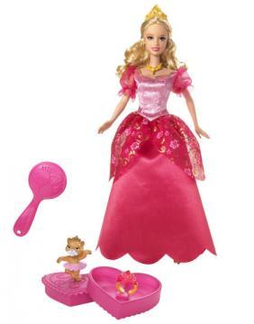 Barbie - Barbie printesa Genevie rosie - Pret | Preturi Barbie - Barbie printesa Genevie rosie