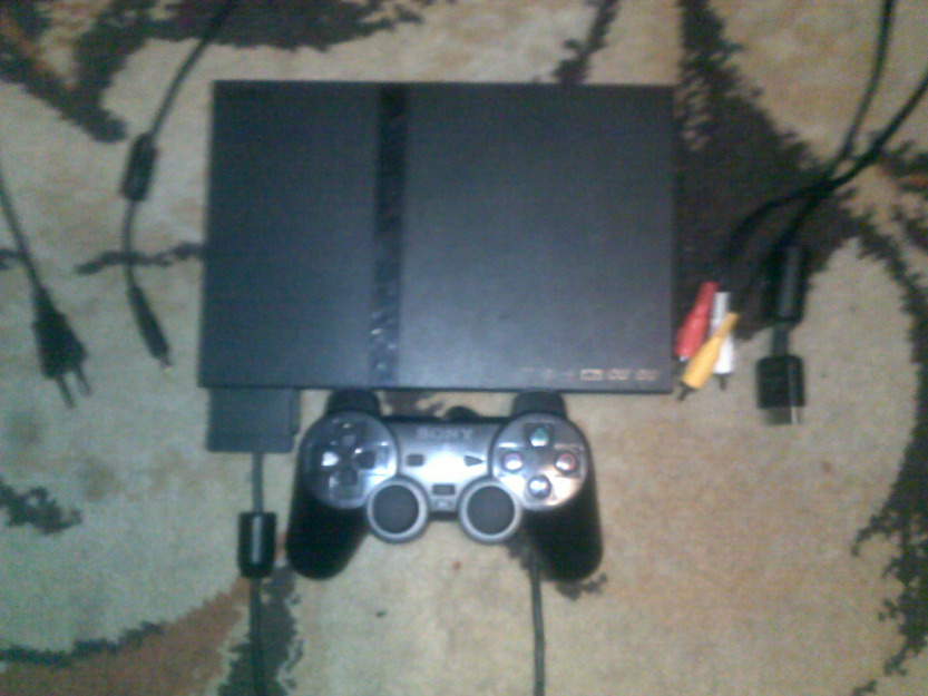 PS 2+2 Jocuri Originale 10 Piratate+Alimentator+Card Modat+Cablu Video - Pret | Preturi PS 2+2 Jocuri Originale 10 Piratate+Alimentator+Card Modat+Cablu Video