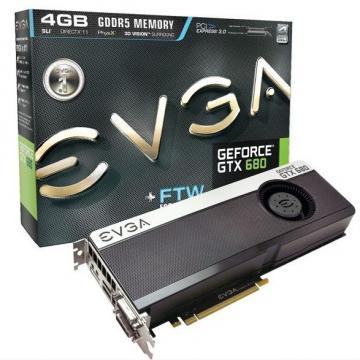 Placa Video Evga, e-GeForce GTX 680 FTW+ (04G-P4-3687-KR), VE680FTW+ - Pret | Preturi Placa Video Evga, e-GeForce GTX 680 FTW+ (04G-P4-3687-KR), VE680FTW+