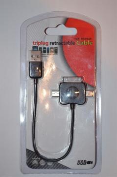 Cablu USB tata la mini USB, micro USB, iPhone iPad - Pret | Preturi Cablu USB tata la mini USB, micro USB, iPhone iPad