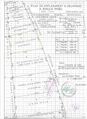 Vand teren in Peris 3415 M2 - Pret | Preturi Vand teren in Peris 3415 M2