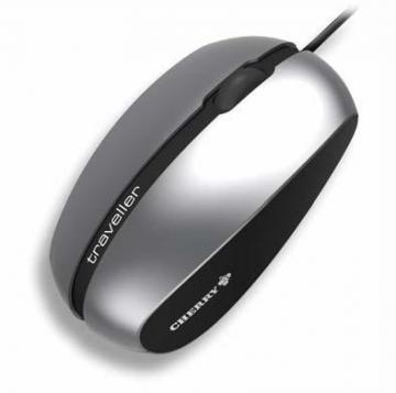 Mouse CHERRY Laser Traveller Corded M-T2000 negru-argintiu - Pret | Preturi Mouse CHERRY Laser Traveller Corded M-T2000 negru-argintiu