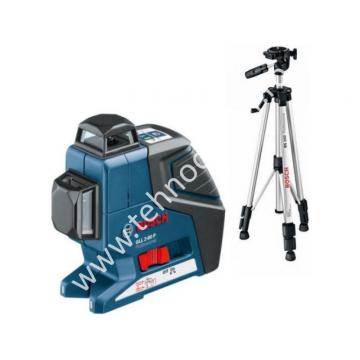 Nivela laser cu linii 360 cu stativ Bosch GLL 2-80 P+ BS 150 - Pret | Preturi Nivela laser cu linii 360 cu stativ Bosch GLL 2-80 P+ BS 150