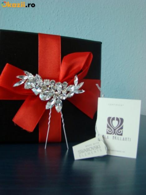 Accesoriu par mireasa Swarovsky Elements - Pret | Preturi Accesoriu par mireasa Swarovsky Elements