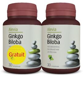 Alevia Ginkgo Biloba 40mg *30cpr+30cpr - Pret | Preturi Alevia Ginkgo Biloba 40mg *30cpr+30cpr