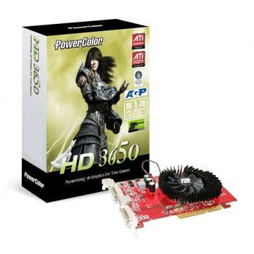 Placa video PowerColor Radeon HD 3650 AGP - Pret | Preturi Placa video PowerColor Radeon HD 3650 AGP