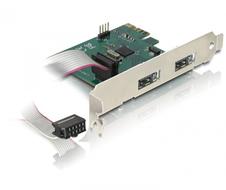 Delock PCI Express Card&gt; 2x Power Over eSATA - Pret | Preturi Delock PCI Express Card&gt; 2x Power Over eSATA