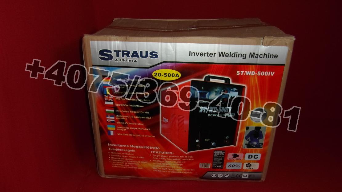 Straus Invertor aparat de sudura 500A 380V invertor masina de sudura NOU - Pret | Preturi Straus Invertor aparat de sudura 500A 380V invertor masina de sudura NOU