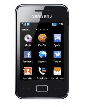 Telefon mobil Samsung S5220 Star3 Modern Black- SNS integration- MP3/WAV/WMA/AAC+ player- H.263/H.264/MP4 player- Organizer- Document viewer- Voice memo- Predictive text input - Pret | Preturi Telefon mobil Samsung S5220 Star3 Modern Black- SNS integration- MP3/WAV/WMA/AAC+ player- H.263/H.264/MP4 player- Organizer- Document viewer- Voice memo- Predictive text input