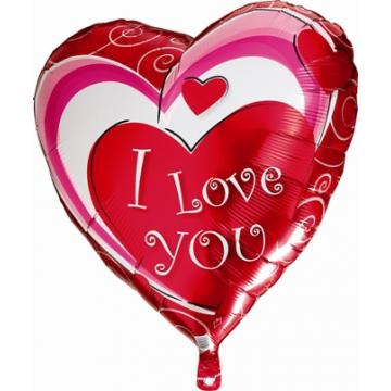Balon folie 75x75 cm I Love You - Inima - Pret | Preturi Balon folie 75x75 cm I Love You - Inima