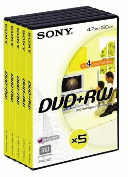 SONY DVD-RW 4.7GB 5 buc videobox - Pret | Preturi SONY DVD-RW 4.7GB 5 buc videobox