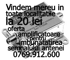 Amplificatoare 20 Lei pentru imbunatatit semnalul antenei 0769912600 - Pret | Preturi Amplificatoare 20 Lei pentru imbunatatit semnalul antenei 0769912600