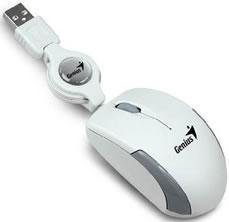 Mouse Genius Micro Traveler, 1200 dpi, alb, USB - Pret | Preturi Mouse Genius Micro Traveler, 1200 dpi, alb, USB