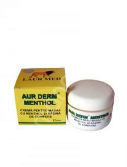 Aur Derm Crema Masaj cu Menthol 50ml - Pret | Preturi Aur Derm Crema Masaj cu Menthol 50ml