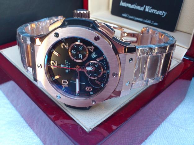 Hublot Big Bang On Bracelet Rose Gold . Swiss Replic Valjoux 7750. - Pret | Preturi Hublot Big Bang On Bracelet Rose Gold . Swiss Replic Valjoux 7750.