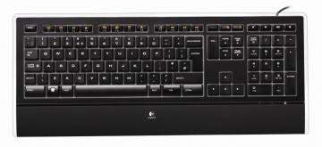 KB LOGITECH Illuminated, backlit keys, slim, layout german, neagra, USB, 920-000913 - Pret | Preturi KB LOGITECH Illuminated, backlit keys, slim, layout german, neagra, USB, 920-000913