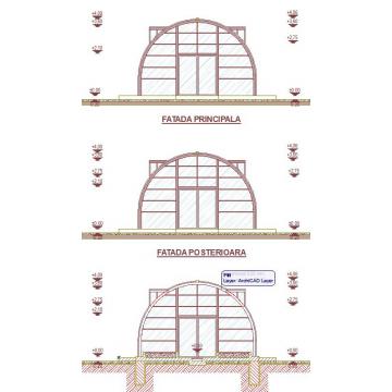 Proiect Sera cu structura metalica - Pret | Preturi Proiect Sera cu structura metalica