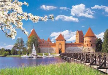 Puzzle Castorland 1000 Castelul Trakai, Lithuania - Pret | Preturi Puzzle Castorland 1000 Castelul Trakai, Lithuania