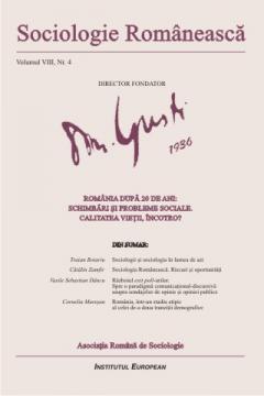 Romania dupa 20 de ani: schimbari si probleme sociale. calitatea vietii, incotro? vol.8 nr.4 - Pret | Preturi Romania dupa 20 de ani: schimbari si probleme sociale. calitatea vietii, incotro? vol.8 nr.4