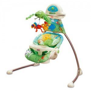 VAND Leagan Fisher-Price Rainforest Open-Top Cradle - Pret | Preturi VAND Leagan Fisher-Price Rainforest Open-Top Cradle