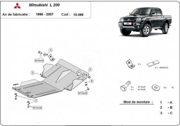 Scut motor Mitsubishi L200 - Pret | Preturi Scut motor Mitsubishi L200