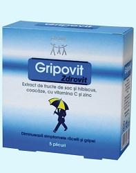 Zdrovit Gripovit *5 plicuri - Pret | Preturi Zdrovit Gripovit *5 plicuri