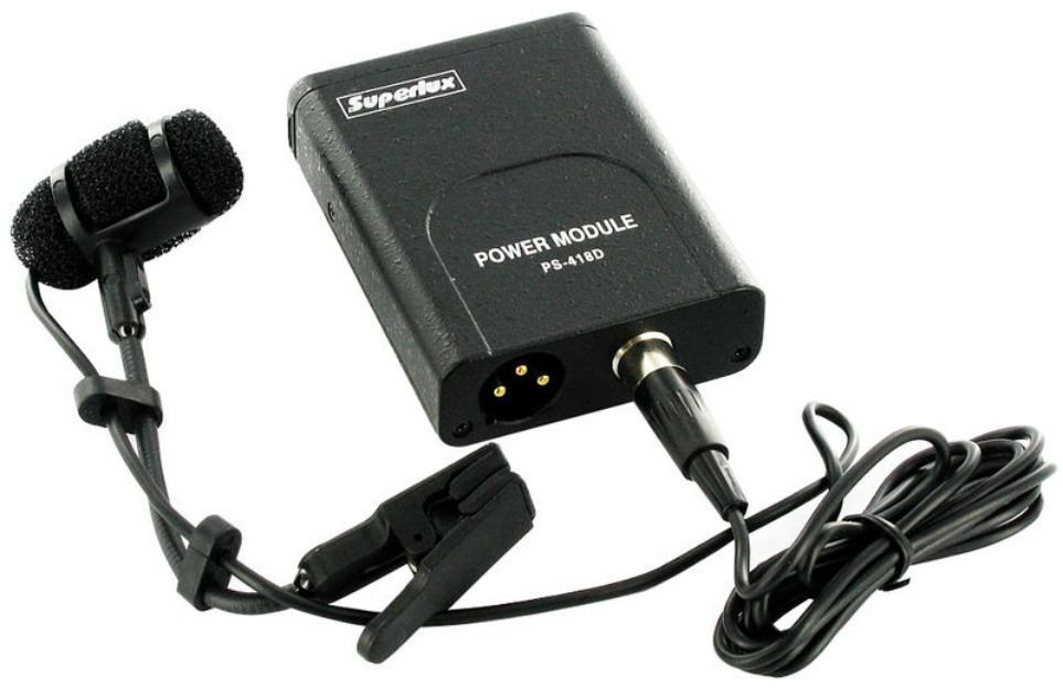Vand microfon clip condensator, cu fir pentru instrumente de suflat, SUPERLUX PRA-383 D, - Pret | Preturi Vand microfon clip condensator, cu fir pentru instrumente de suflat, SUPERLUX PRA-383 D,
