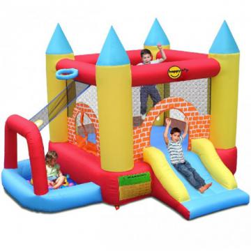 Spatiu de joaca gonflabil Play center 4 in 1 - Happy Hop - Pret | Preturi Spatiu de joaca gonflabil Play center 4 in 1 - Happy Hop