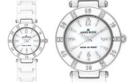 ANNE KLEIN 10/9417WTWT White Ceramic Mother of Pearl - Pret | Preturi ANNE KLEIN 10/9417WTWT White Ceramic Mother of Pearl