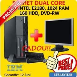 Computer ibm 9487-cto, dual core e2180, 1 gb ram, 160 hdd, dvd-rw + monitor lcd - Pret | Preturi Computer ibm 9487-cto, dual core e2180, 1 gb ram, 160 hdd, dvd-rw + monitor lcd