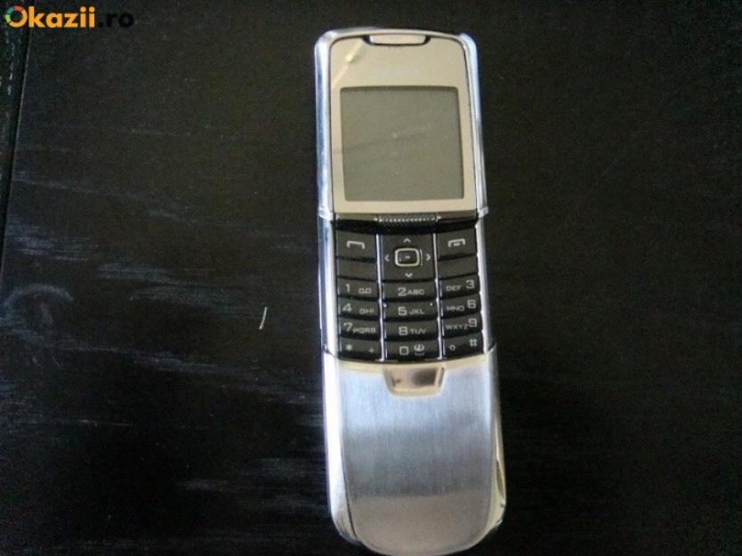 Nokia 8800 silver original folosit stare foarte buna neumblat in el, incarcator+2baterii, - Pret | Preturi Nokia 8800 silver original folosit stare foarte buna neumblat in el, incarcator+2baterii,