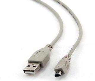 Cablu USB 2.0 la mini-USB 8 pini 1.8m, Gembird CC-USB2-AM8P-6 - Pret | Preturi Cablu USB 2.0 la mini-USB 8 pini 1.8m, Gembird CC-USB2-AM8P-6
