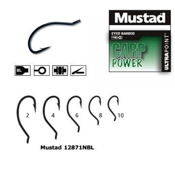 Carlig Negru Forjat Ochi Revers MUSTAD - Pret | Preturi Carlig Negru Forjat Ochi Revers MUSTAD