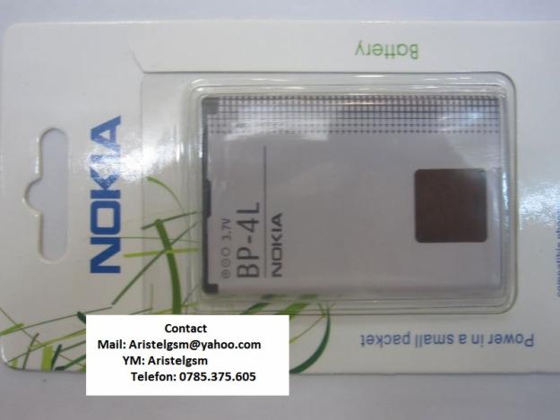 BATERIE NOKIA E52 E55 E61i E63 E71 E72 N97 ORIGINALA SIGILATA BL-4L - Pret | Preturi BATERIE NOKIA E52 E55 E61i E63 E71 E72 N97 ORIGINALA SIGILATA BL-4L