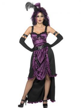 Costum Halloween adulti vrajitoare gotica - Pret | Preturi Costum Halloween adulti vrajitoare gotica