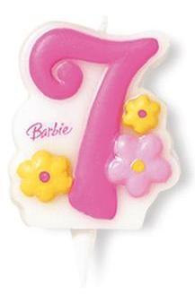 Lumanare tort Barbie cifra 7 - Pret | Preturi Lumanare tort Barbie cifra 7