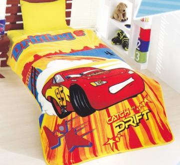 Patura copii Tac Disney Cars Drift 160x220 - Pret | Preturi Patura copii Tac Disney Cars Drift 160x220