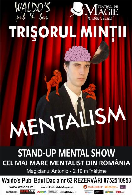 Trisorul Mintii – Stand-up Mental Show (MAGIE – ILUZIONISM, MAGICIAN – ILUZIONIST) - Pret | Preturi Trisorul Mintii – Stand-up Mental Show (MAGIE – ILUZIONISM, MAGICIAN – ILUZIONIST)