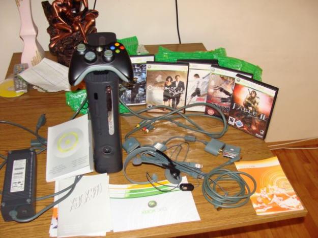 XBOX 360 ELITE 120 gb hdd, casti - Pret | Preturi XBOX 360 ELITE 120 gb hdd, casti