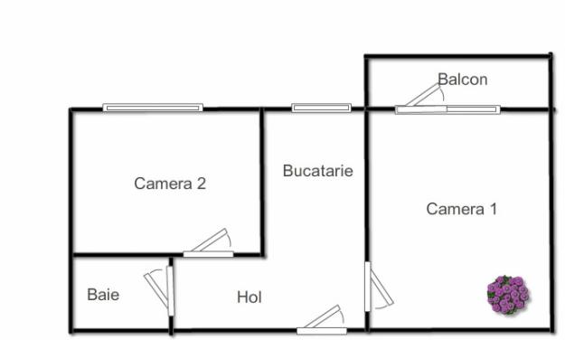 Apartament 2 camere, Manastur, zona McDonalds - Pret | Preturi Apartament 2 camere, Manastur, zona McDonalds