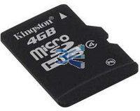 Kingston 4GB microSDHC Class 10 Flash Card - Pret | Preturi Kingston 4GB microSDHC Class 10 Flash Card
