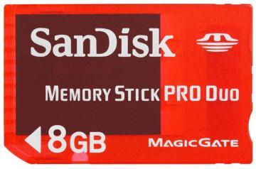 MEMORY STICK PRO DUO GAMING 8GB SanDisk SDMSG-008G-B46 - Pret | Preturi MEMORY STICK PRO DUO GAMING 8GB SanDisk SDMSG-008G-B46
