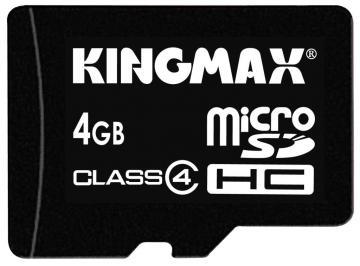 Micro-SDHC 4GB - Class 4 SD Adapter, Kingmax - Pret | Preturi Micro-SDHC 4GB - Class 4 SD Adapter, Kingmax
