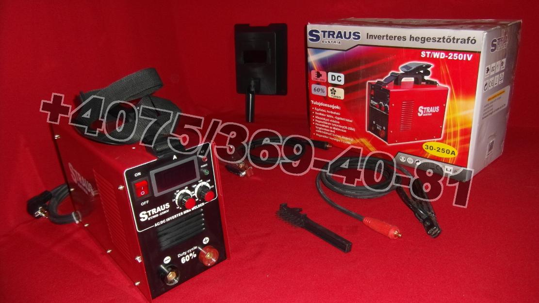 Straus Invertor aparat de sudura 250A 5700W invertor masina de sudura NOU - Pret | Preturi Straus Invertor aparat de sudura 250A 5700W invertor masina de sudura NOU