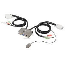 Mini Switch KVM Edimax cu 2 porturi USB cu cabluri incluse si suport audio EK-2U2CA - Pret | Preturi Mini Switch KVM Edimax cu 2 porturi USB cu cabluri incluse si suport audio EK-2U2CA