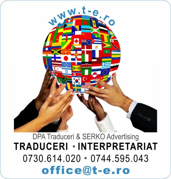 TRADUCERI - TRADUCERI LEGALIZATE - APOSTILE - 0730.614.020 - Pret | Preturi TRADUCERI - TRADUCERI LEGALIZATE - APOSTILE - 0730.614.020